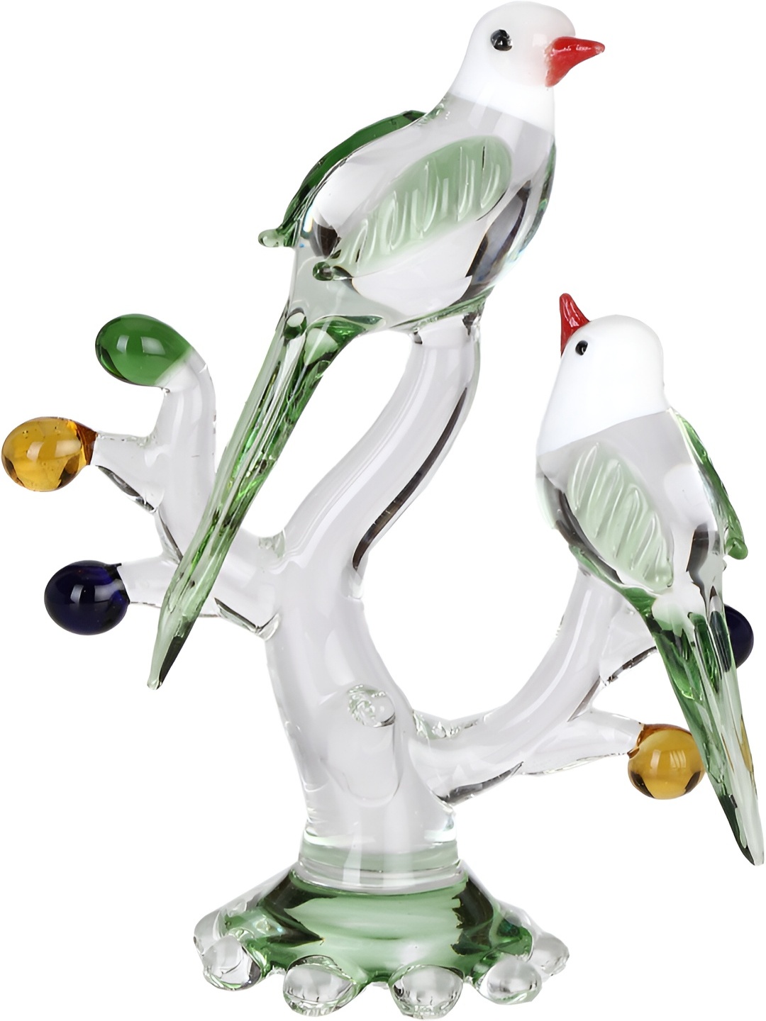 

Afast Transparent & Green This Crystal Glass Figurine Showpiece