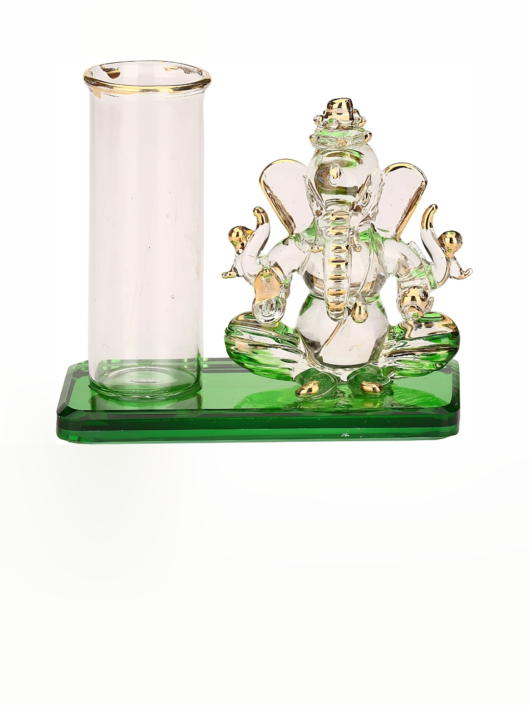 

Afast Fluorescent Green This Crystal glass Idol Showpiece