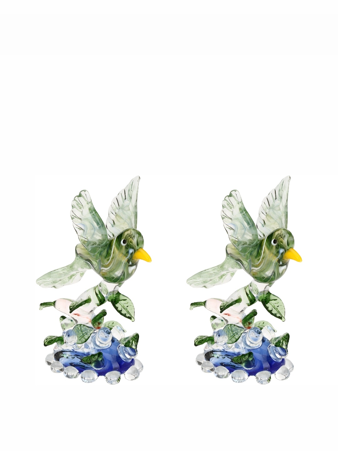 

Afast Grey & Green Glass Showpiece