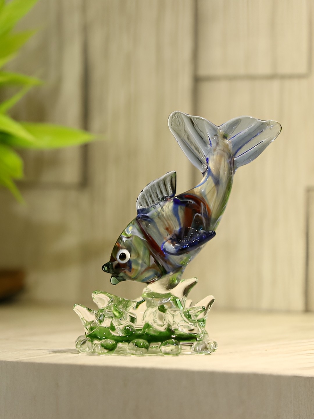 

Afast Grey & Blue Glass Showpiece