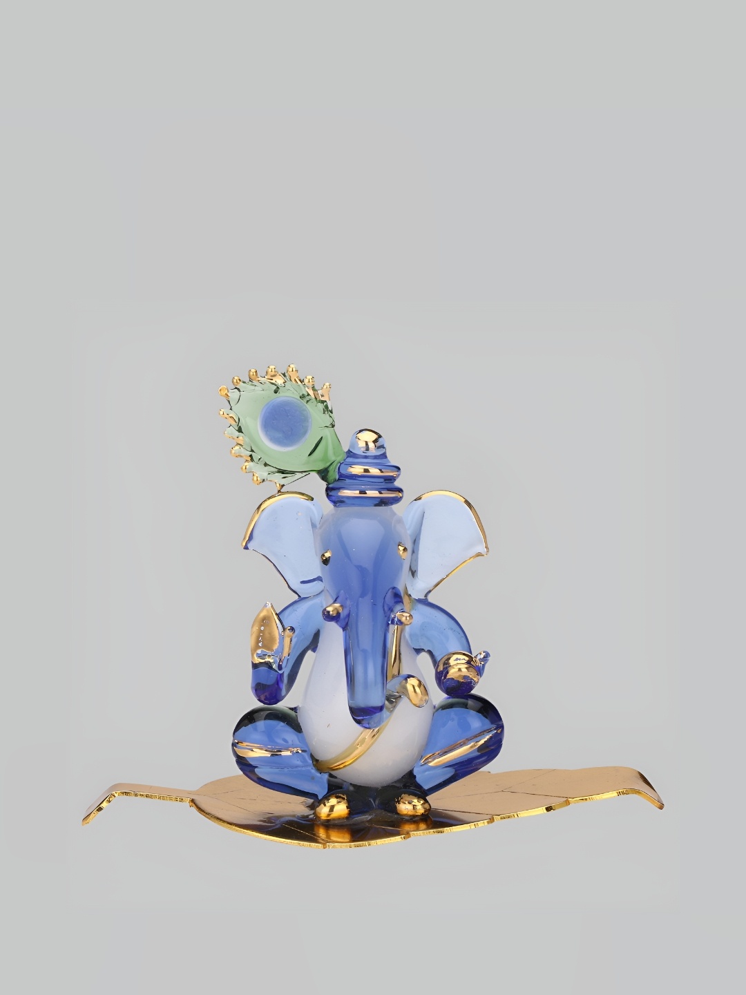 

Afast Blue & Grey Glass Religious Idol Showpiece