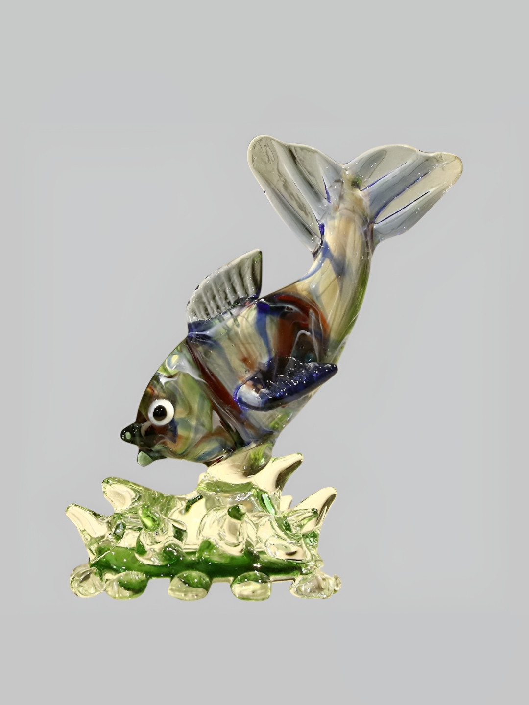 

Afast Grey & Green Glass Showpiece
