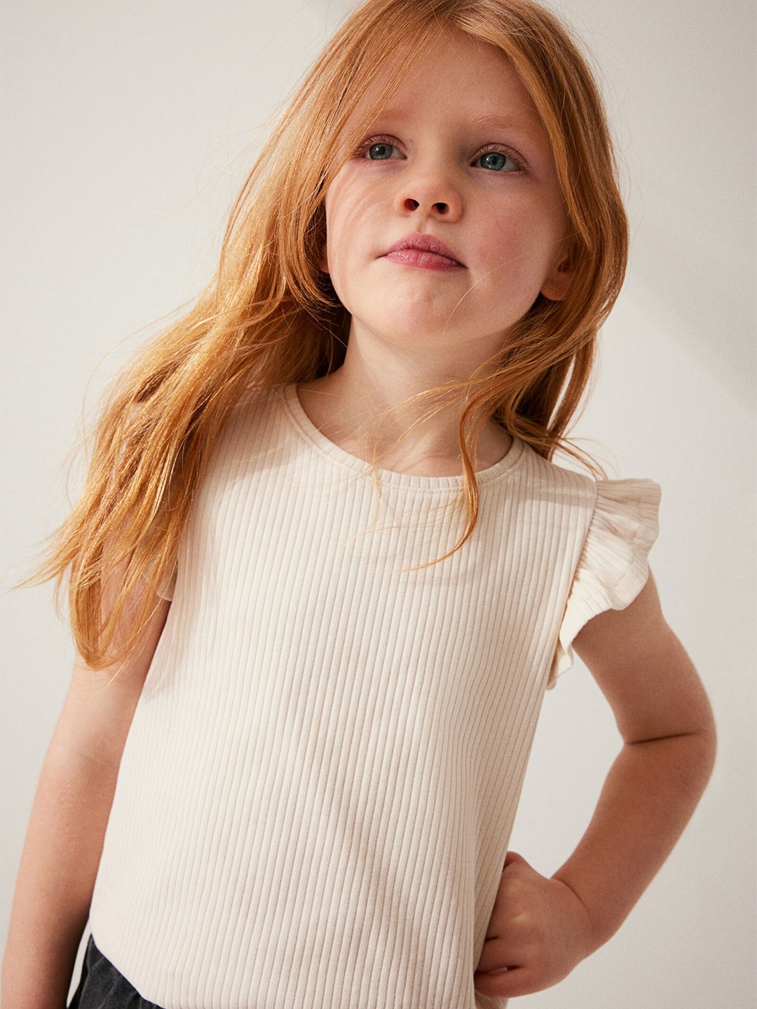 

H&M Girls 3-Pack Cotton Jersey Vest Tops, Pink