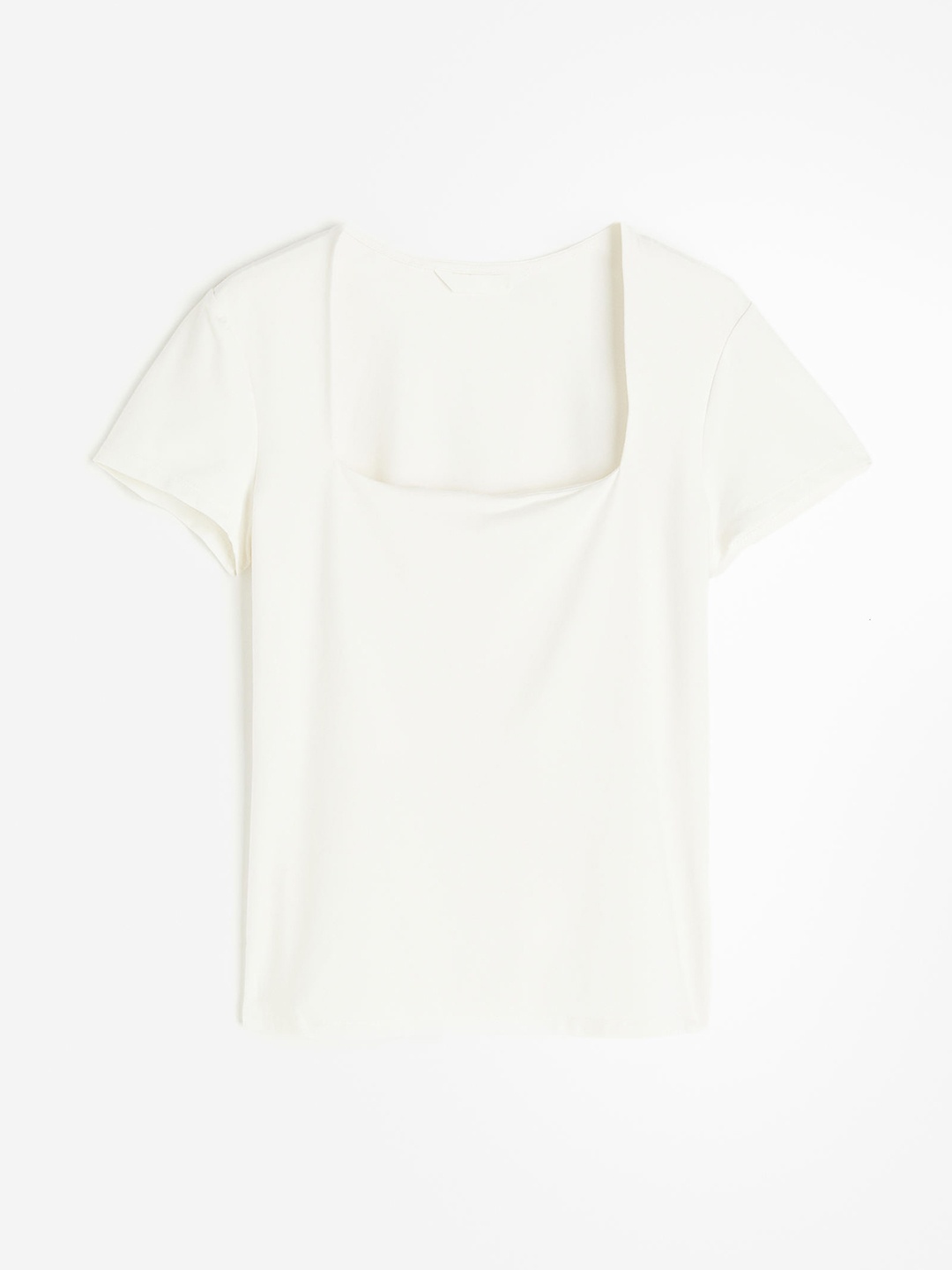 

H&M Women Square-Neck Top, White