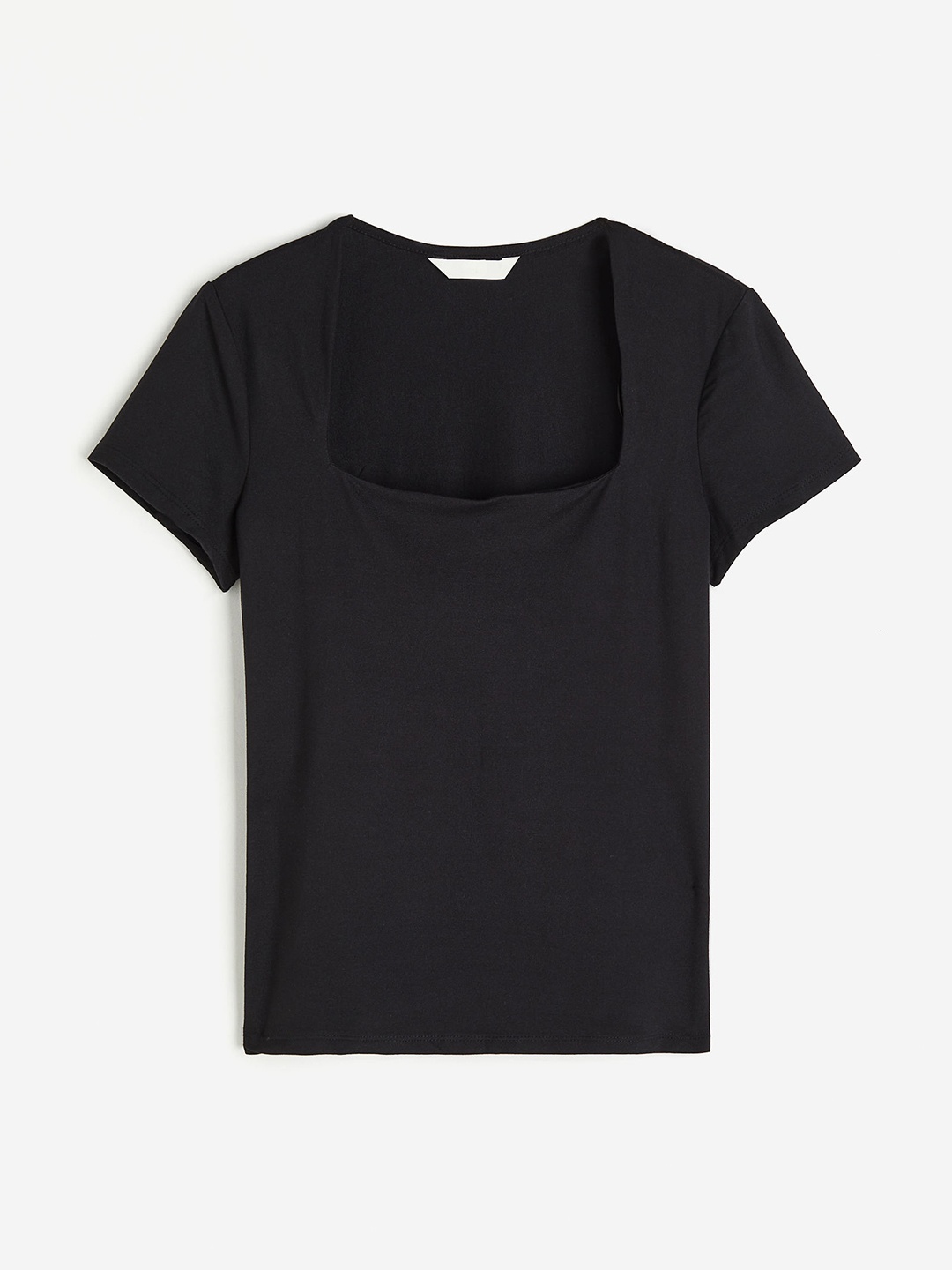 

H&M Women Square-Neck Top, Black
