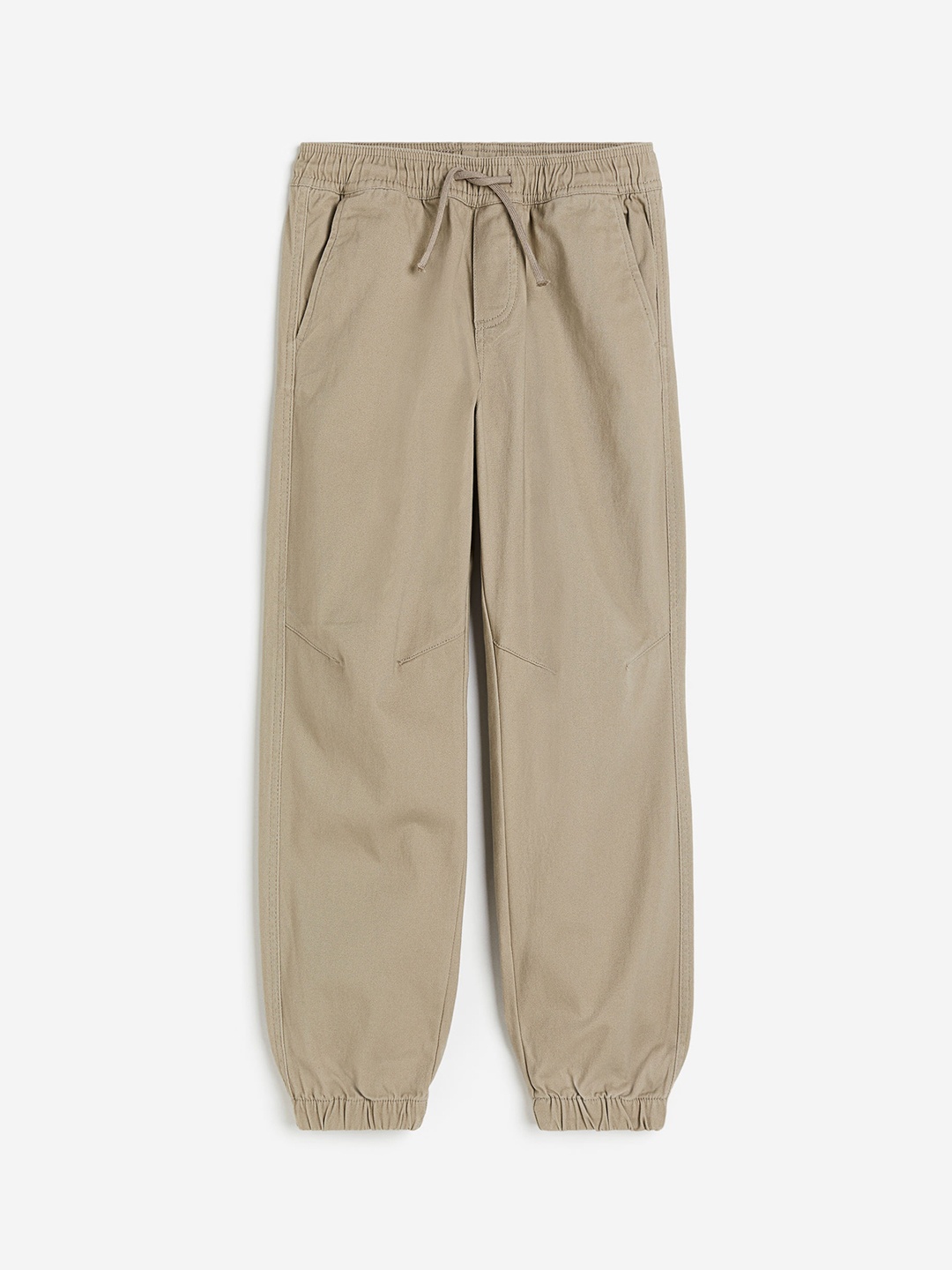 

H&M Boys Cotton Joggers, Beige