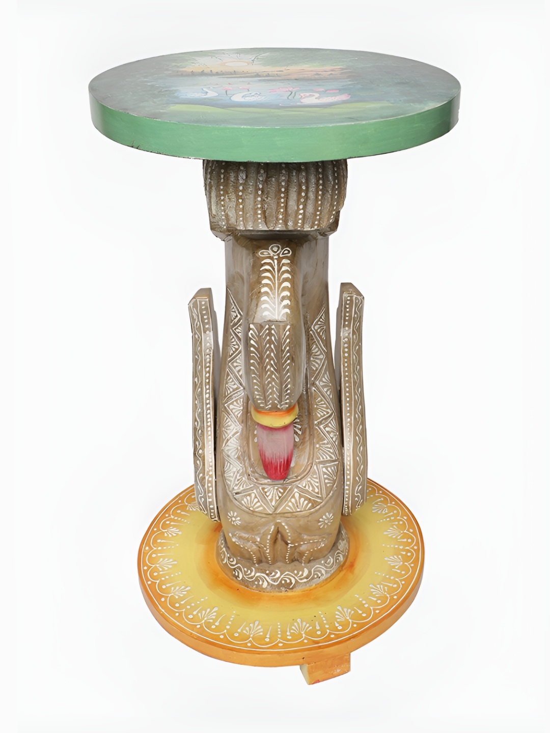 

THE COCOTIER Green The Cocotier Duck shaped small endtable