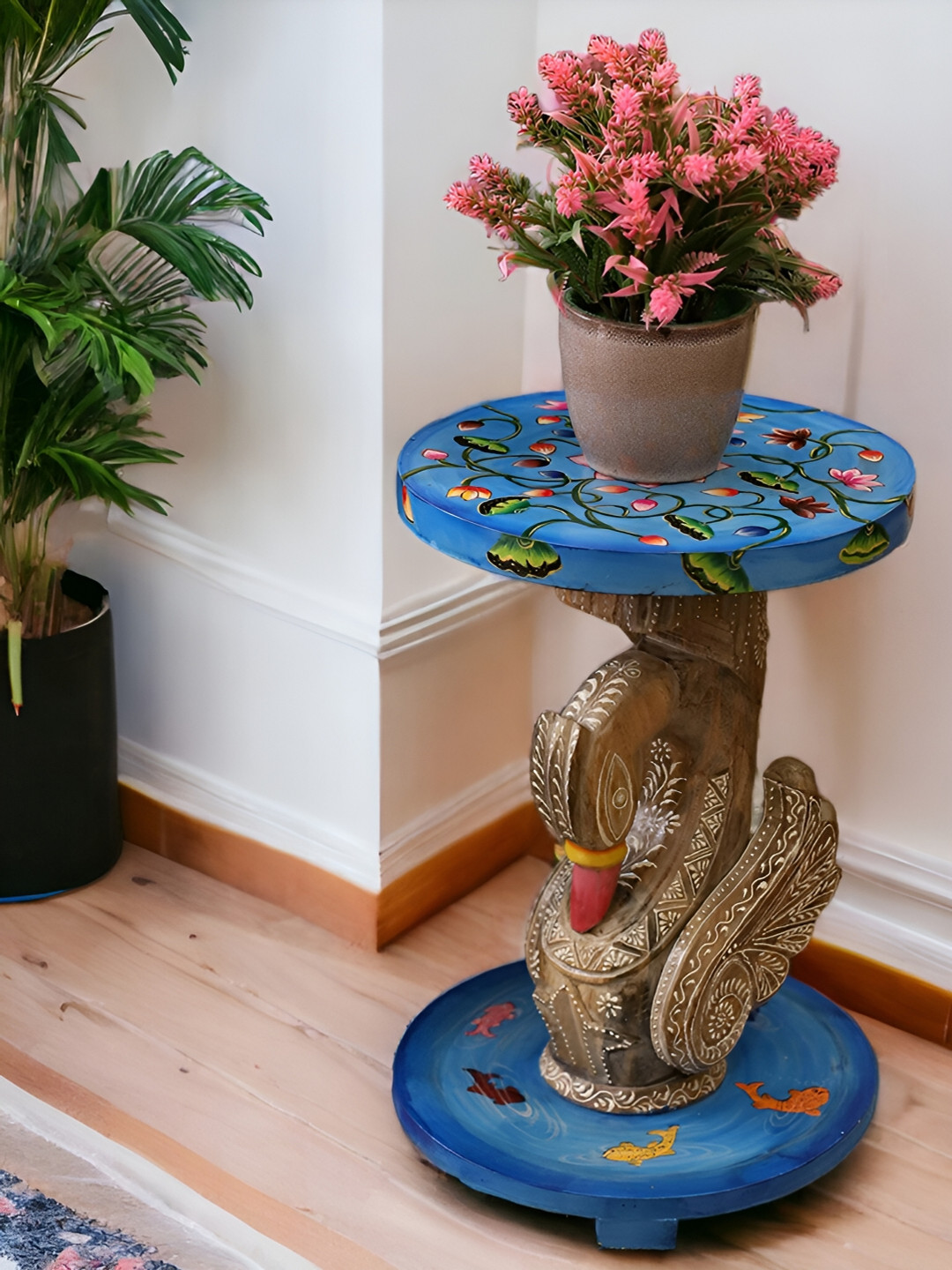 

THE COCOTIER Blue Duck Shaped Endtable