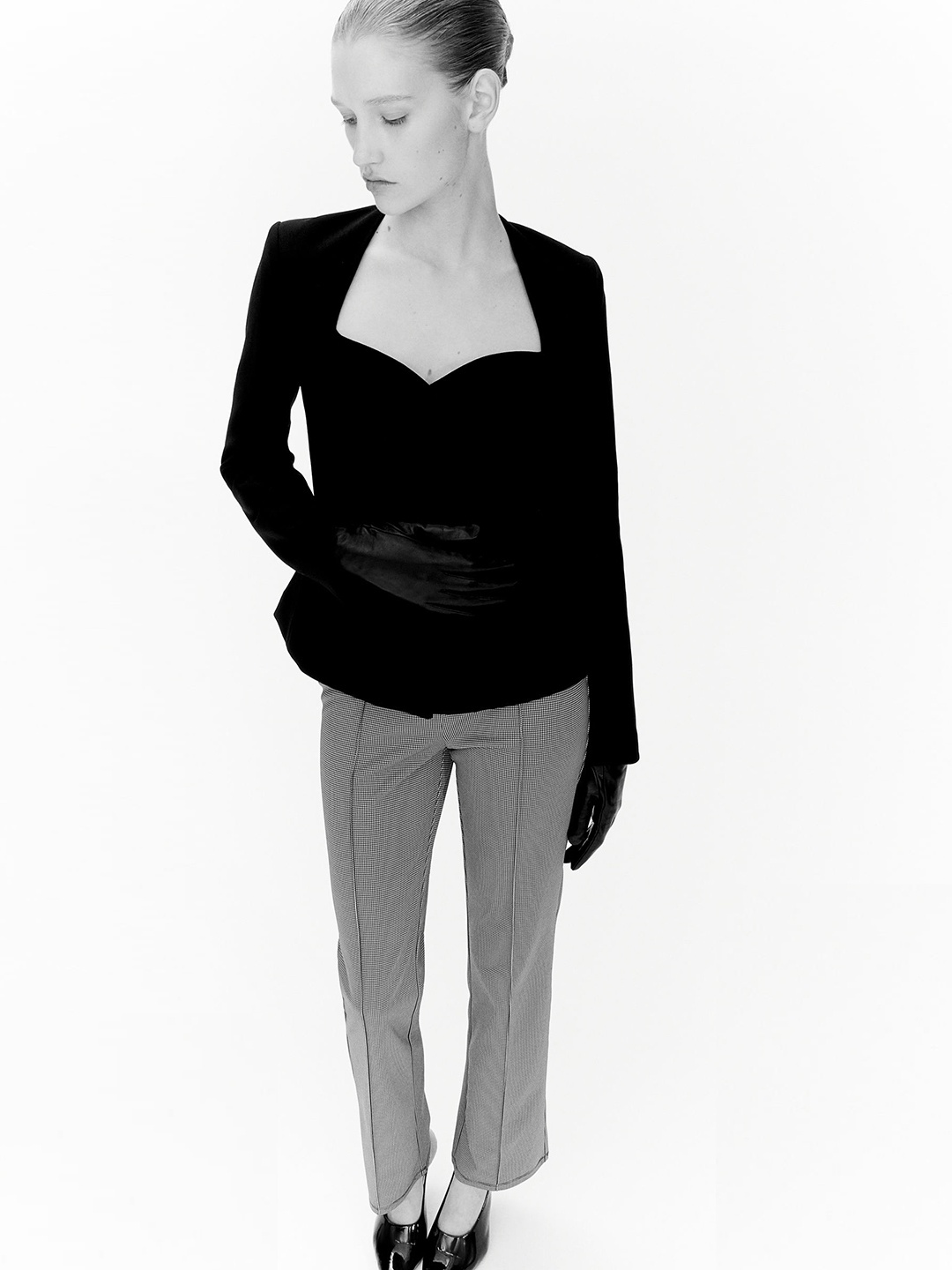 

H&M Women Tailored Jersey Trousers, Grey