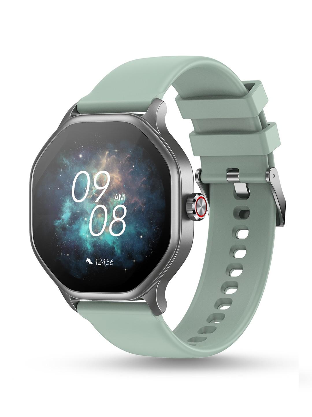 

pebble Hive 1.39" HD Octa Display Smart Watch With BT Calling & DIY Watch Face, Green