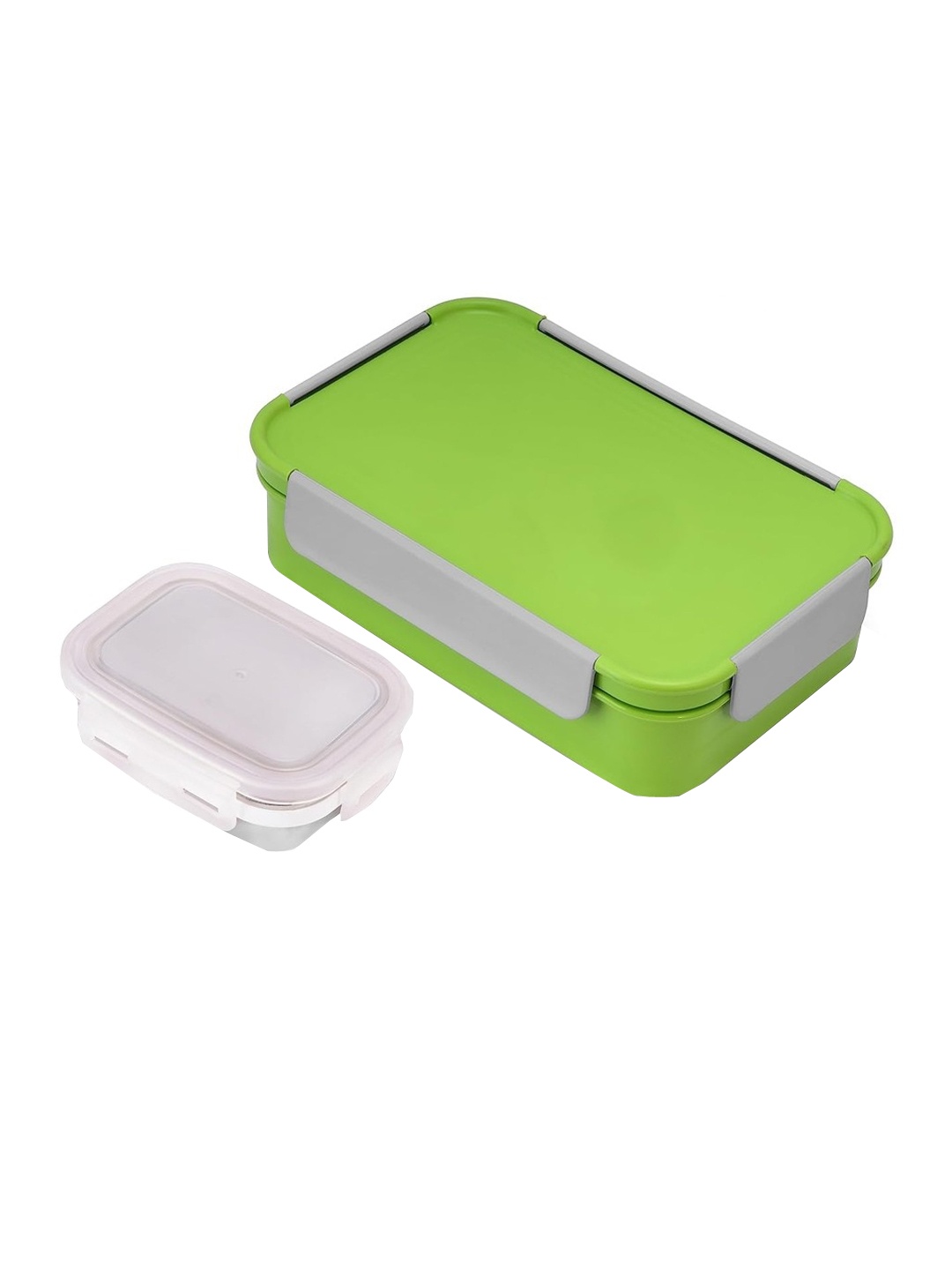 

SOPL-OLIVEWARE Green Stainless Steel Lunch Box with Spoon