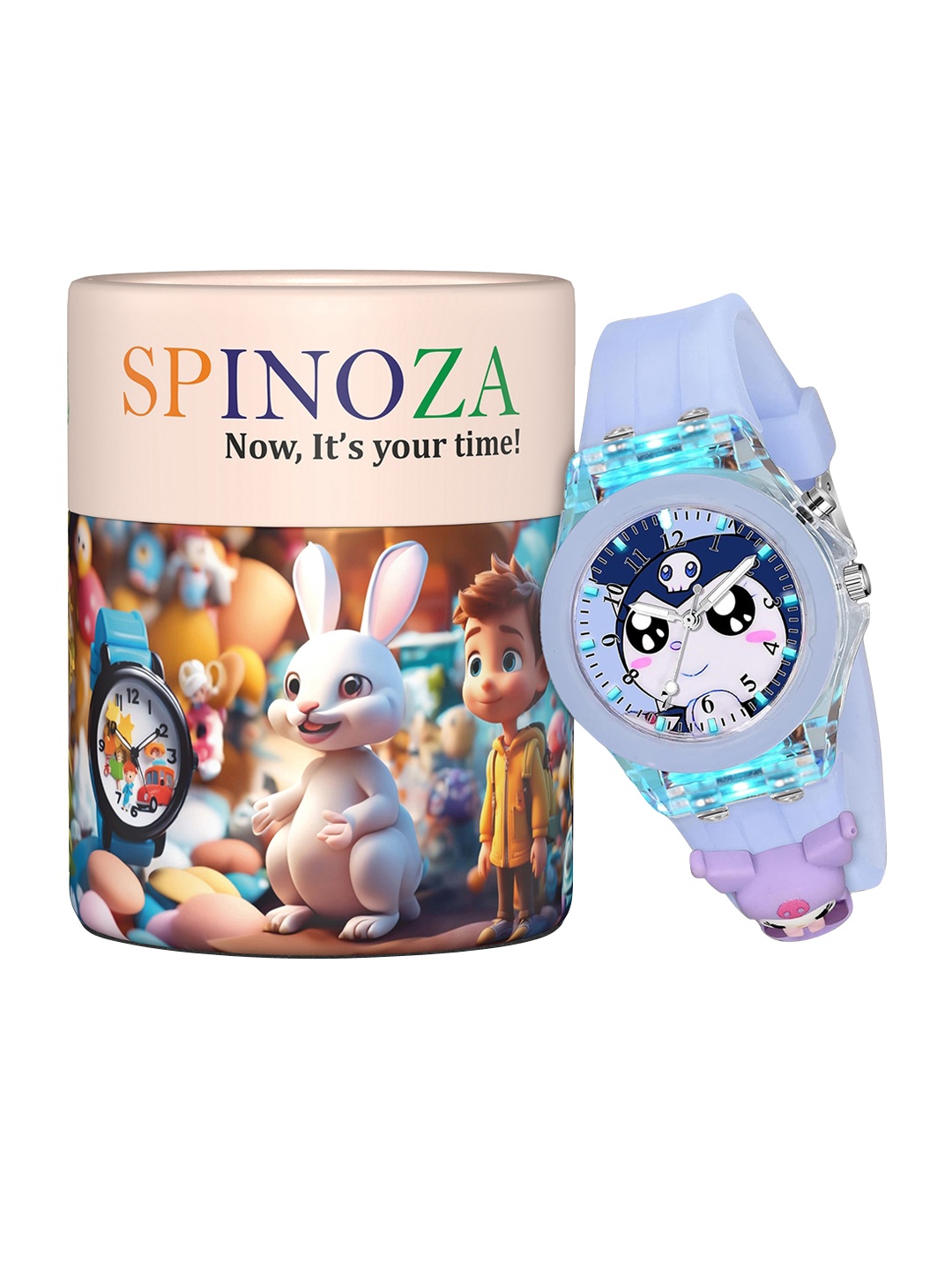 

WANTON Kids Printed Dial & Embellished Straps Analogue Watch KD-01 ALLIEN, Purple