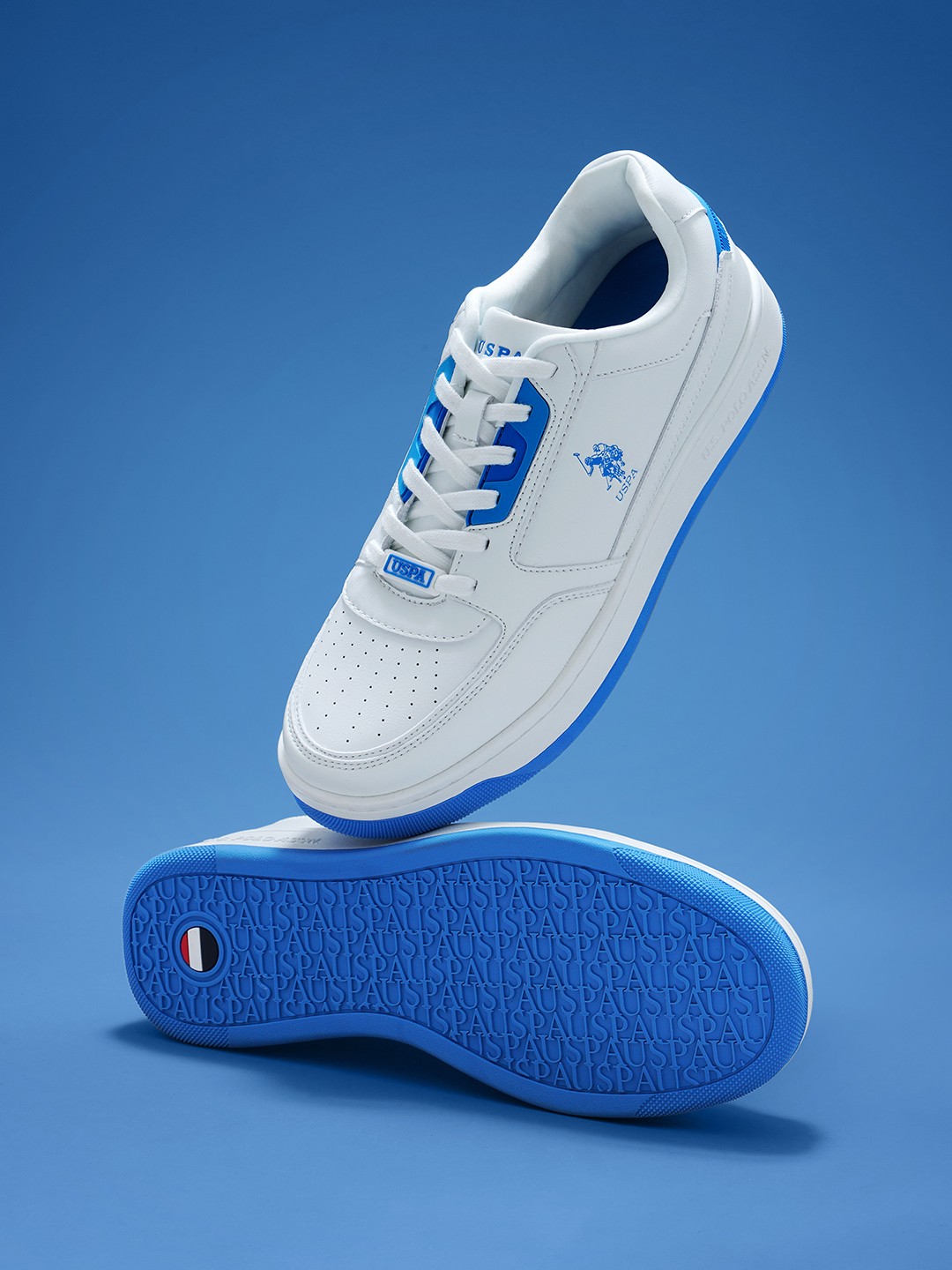 

U.S. Polo Assn. Men Storm Retro Court Sneakers, Off white