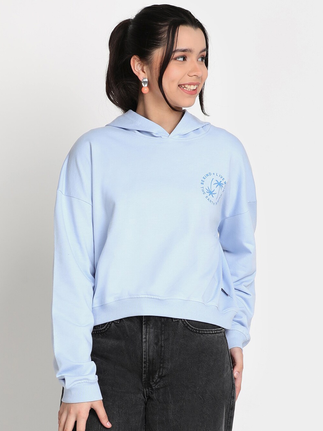 

Lil Tomatoes Girls Hooded Pullover, Blue