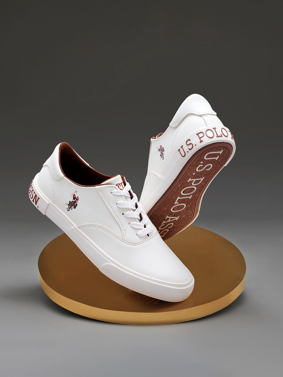 

U.S. Polo Assn. Women Sneakers, Beige