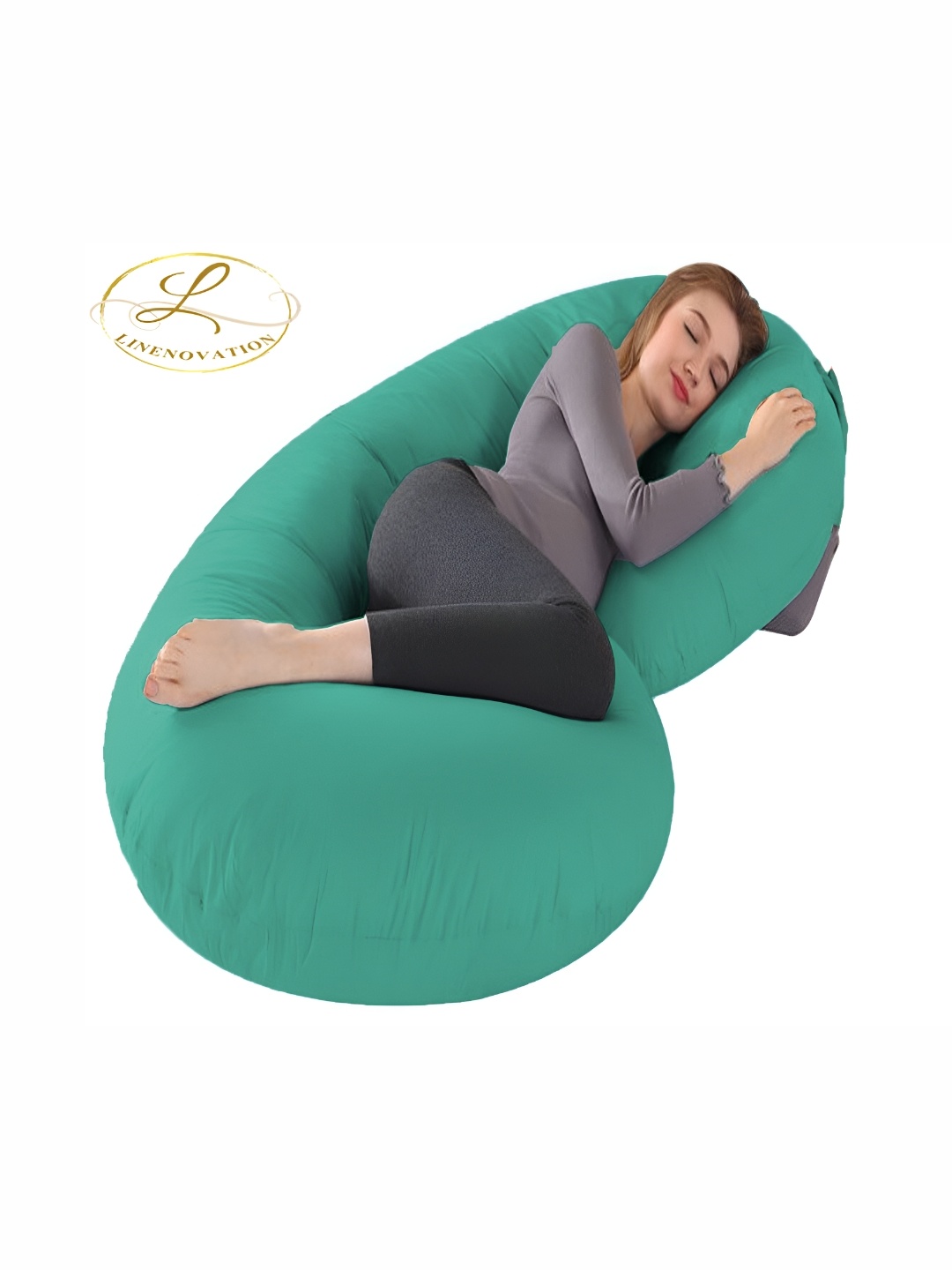 

LINENOVATION Green Fibre Filled Lightweight Maternity Pillow