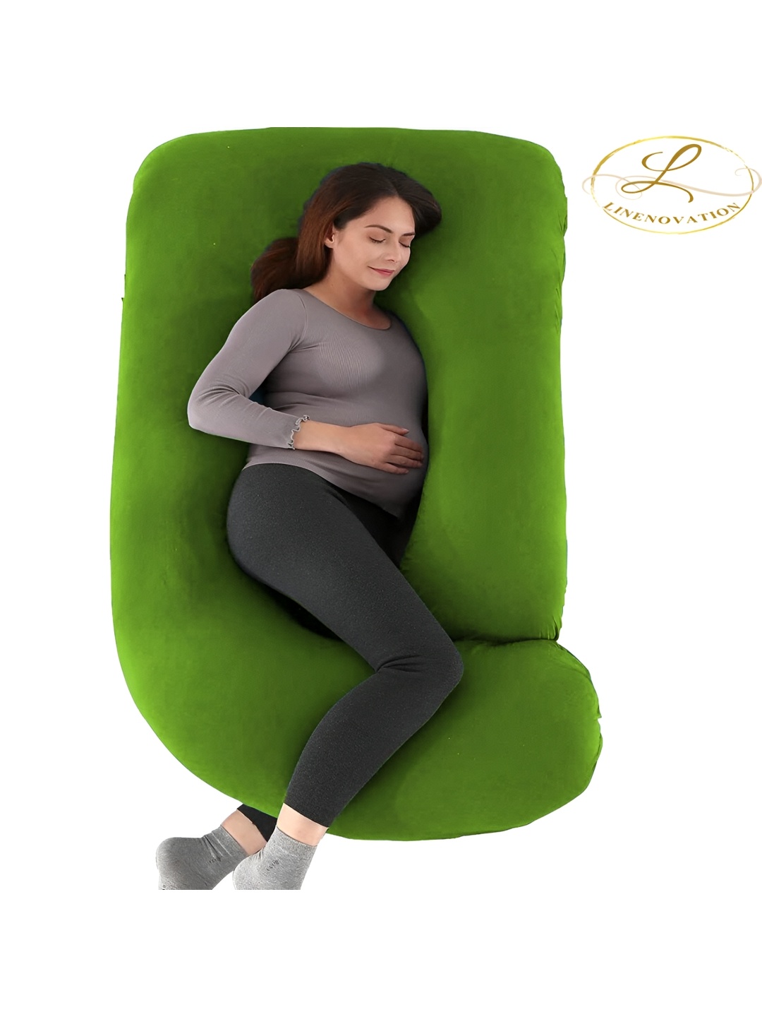 

LINENOVATION Green Fibre Filled Lightweight Maternity Pillow