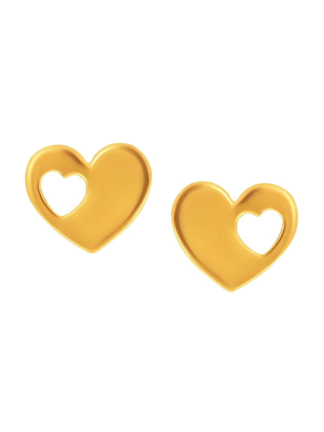 

SENCO Kids 22KT Gold Tender Love Stud Earrings-1 gm