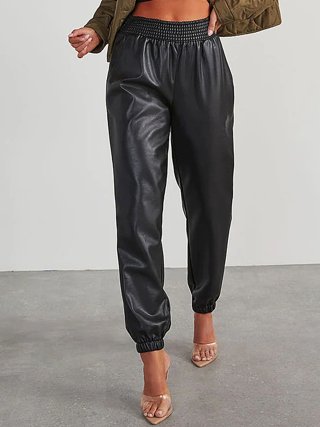 

LULU & SKY Women Tapered Fit Joggers, Black