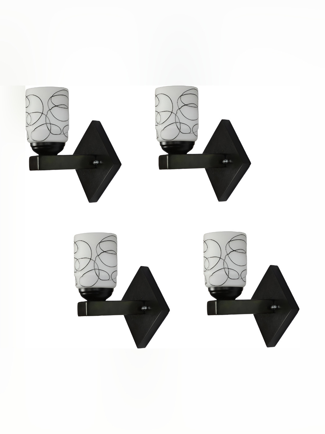 

Afast Black Glass Wall Lamp