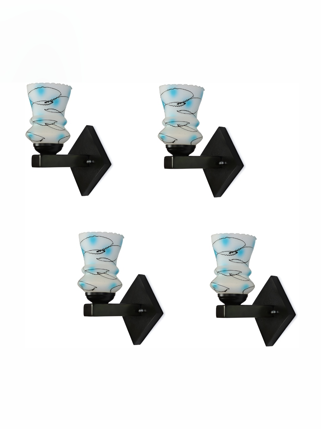 

Afast Blue Glass Wall Lamp