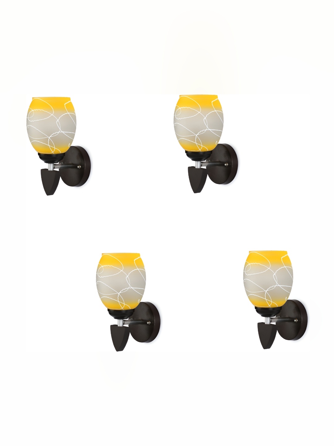 

Afast Yellow Glass Wall Lamp