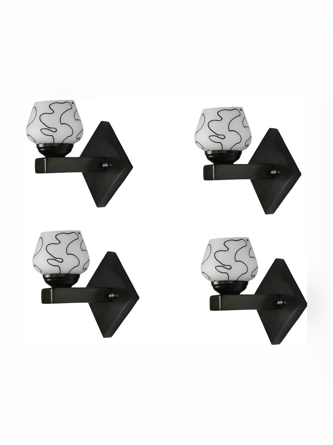 

Afast Black Glass Wall Lamp