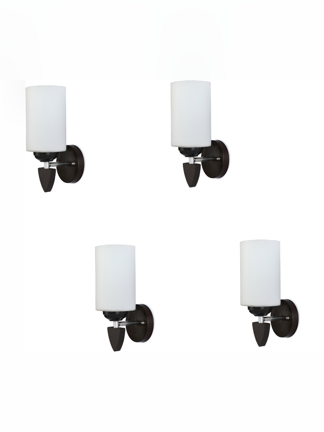 

Afast White and Black 4 Pieces Glass Wall Lamps