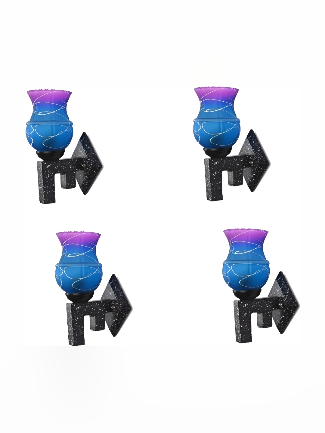 

Afast Blue Glass Wall Lamp