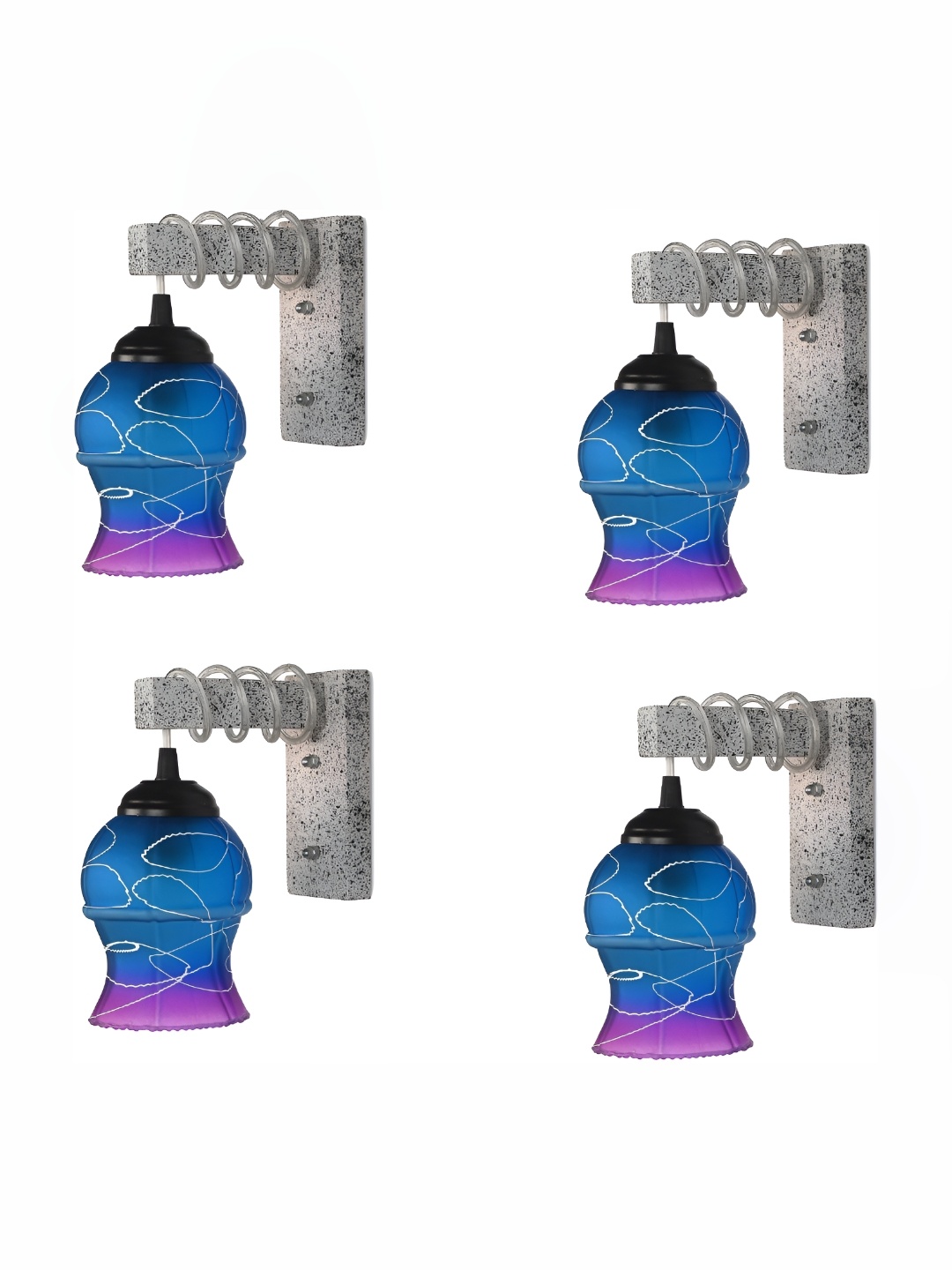 

Afast Blue Glass Wall Lamp