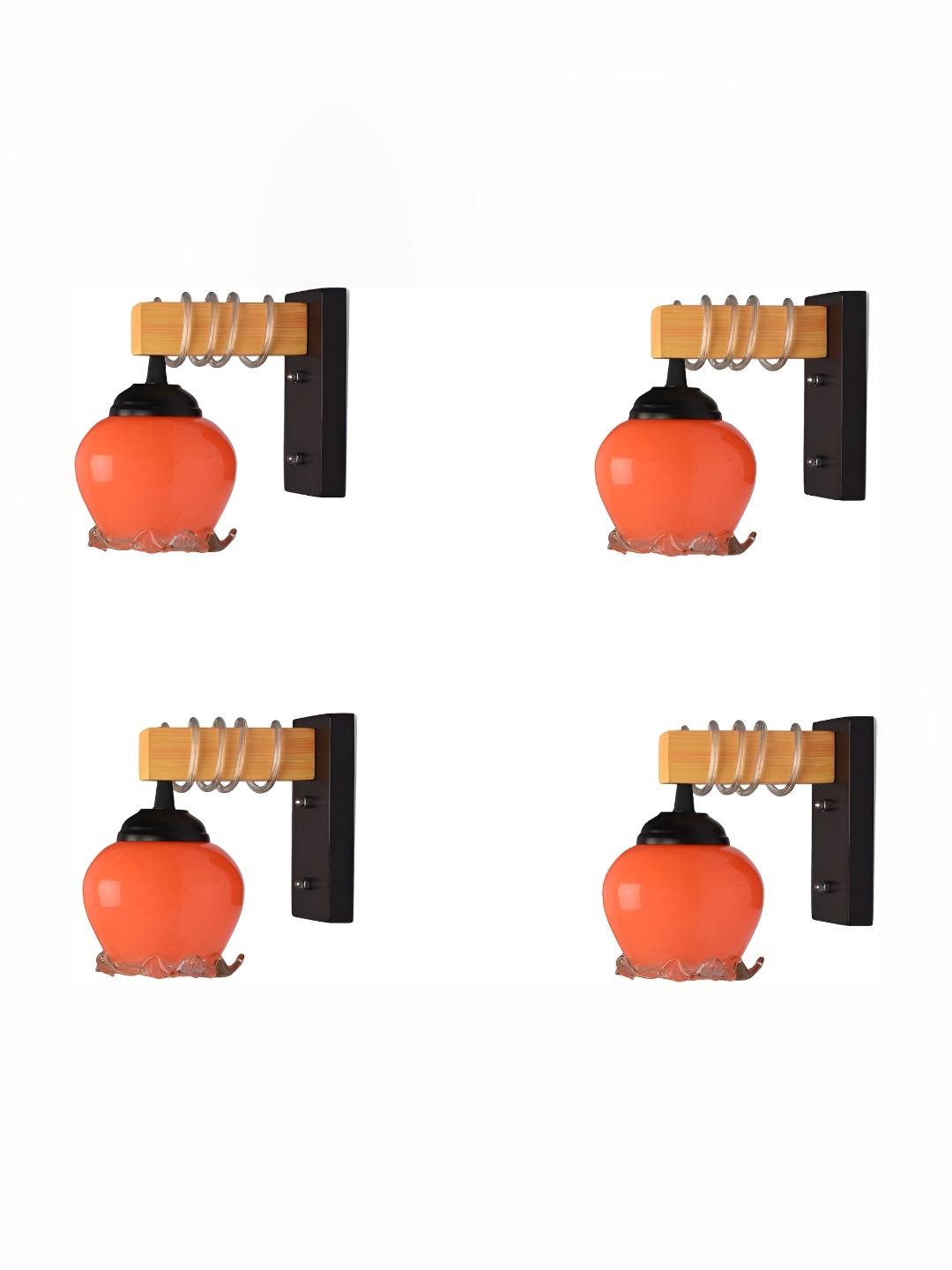 

Afast Orange Glass Wall Lamp