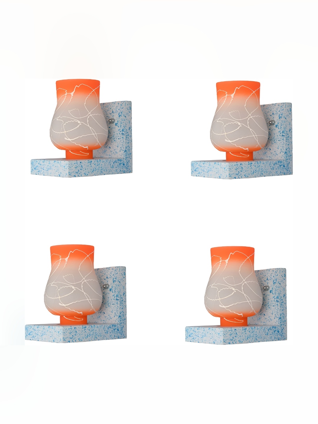 

Afast Orange Glass Wall Lamp