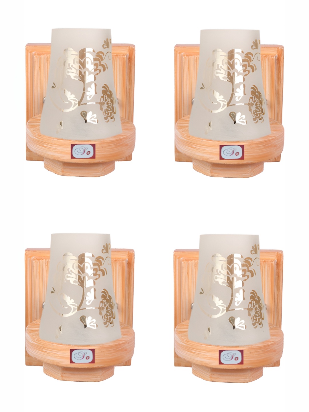 

Afast White & Beige 4 Pcs Glass Wall Lamp