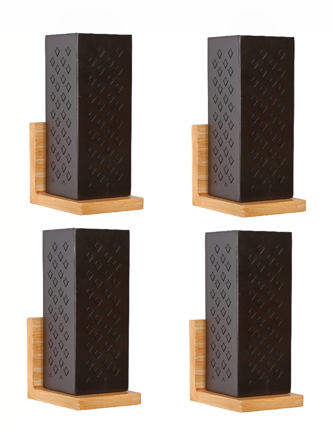 

Afast Black 4 Pieces Wood Wall Lamp
