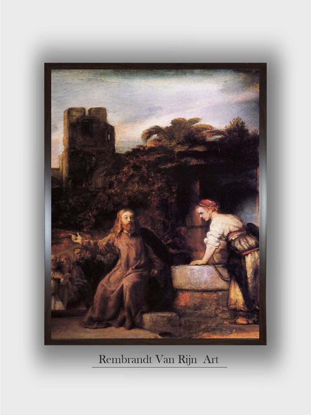 

The Art House White & Brown Religious Wooden Wall Art Painting