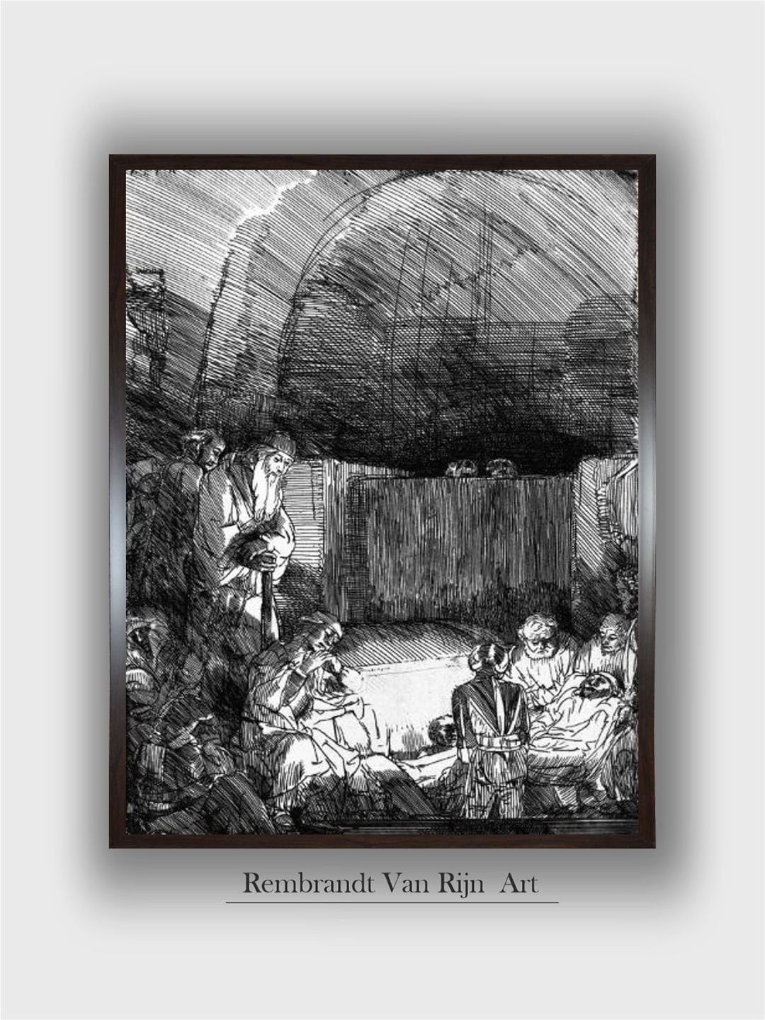 

The Art House Rembrandt Van Rijn Painting Wall Art, Black