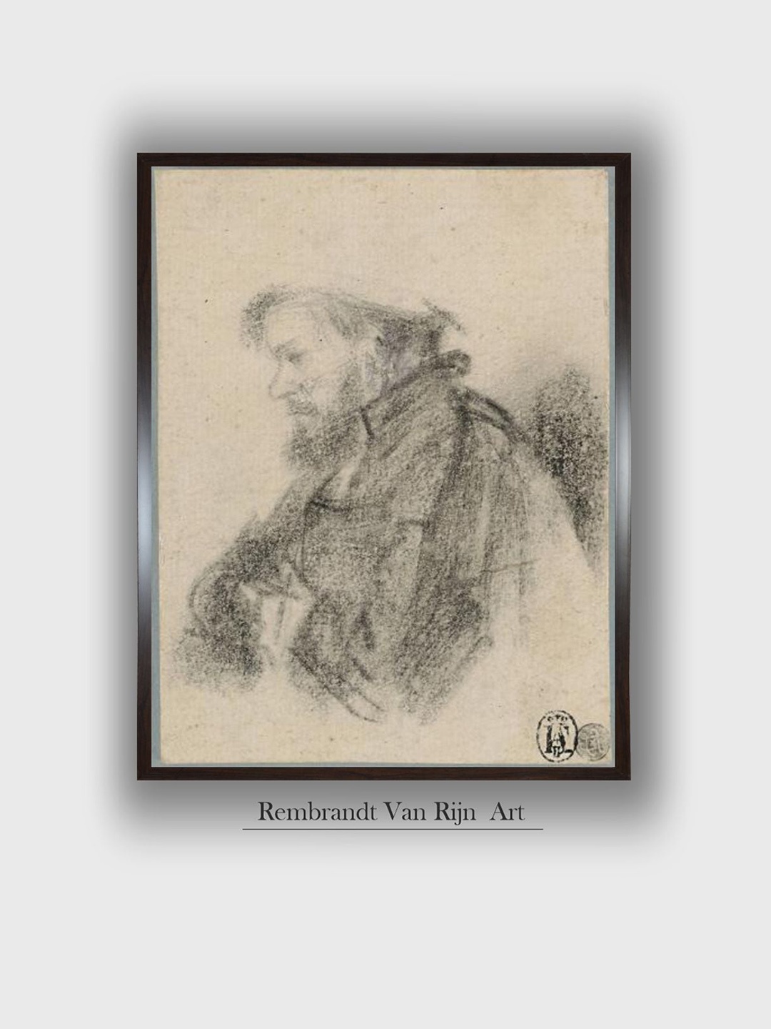 

The Art House Beige & Black Wooden Painting Wall Art