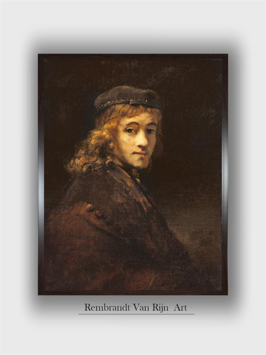 

The Art House Titus, the Artist's Son, c.1662 by Rembrandt Van Rijn Wall Painting, Brown