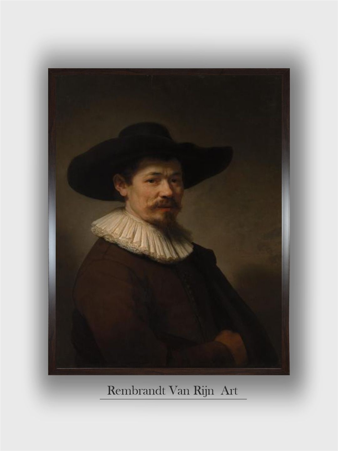 

The Art House Black Herman Doomer Wooden Painting Wall Art