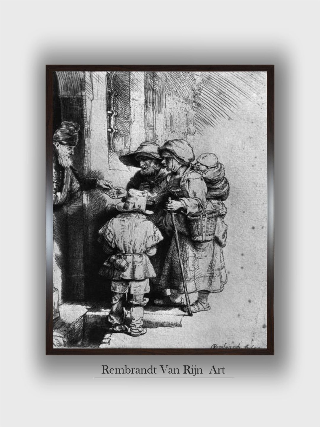 

The Art House Grey & Black Wooden Panting Wall Art