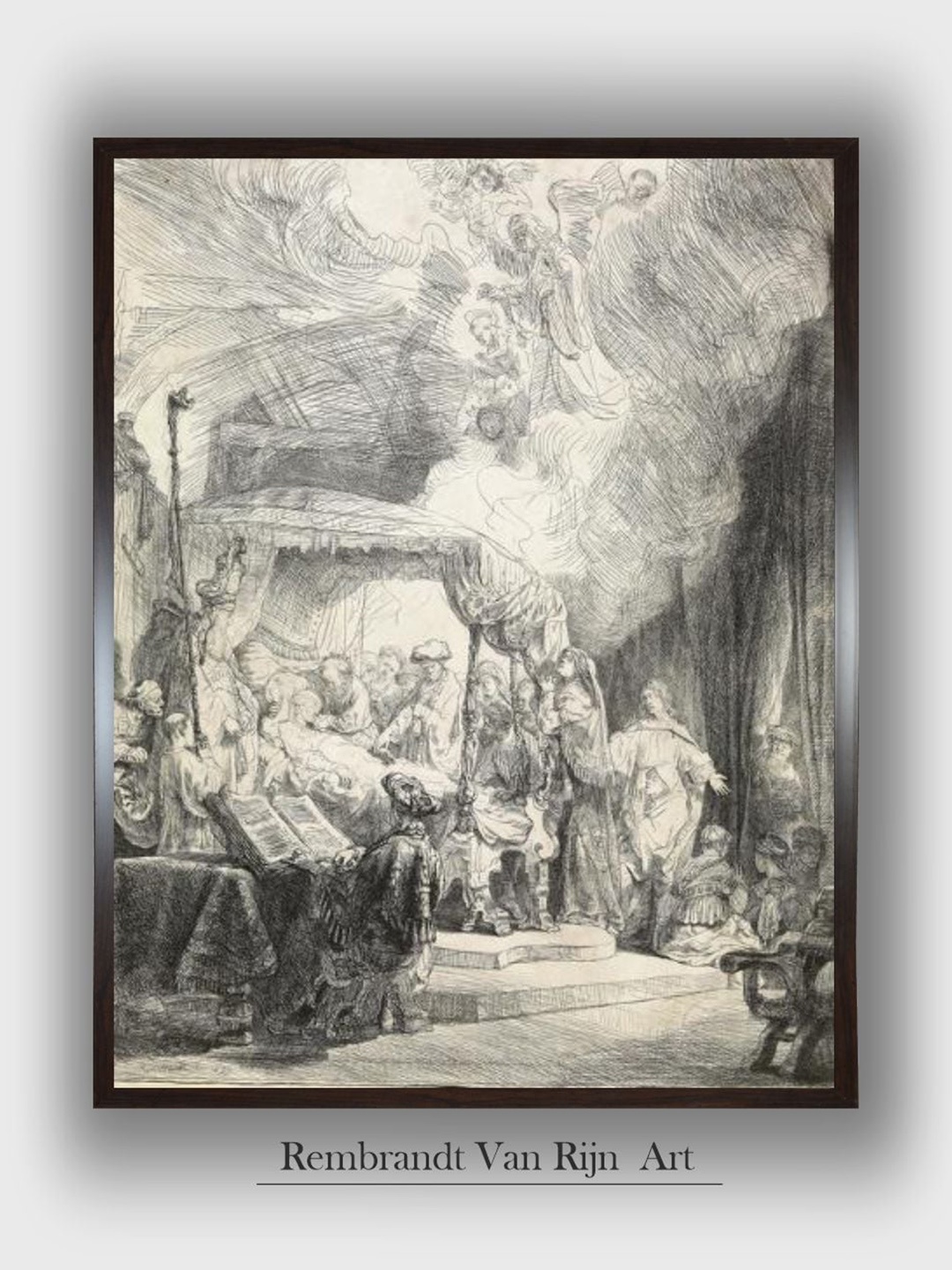 

The Art House White & Grey Wooden Painting Wall Art