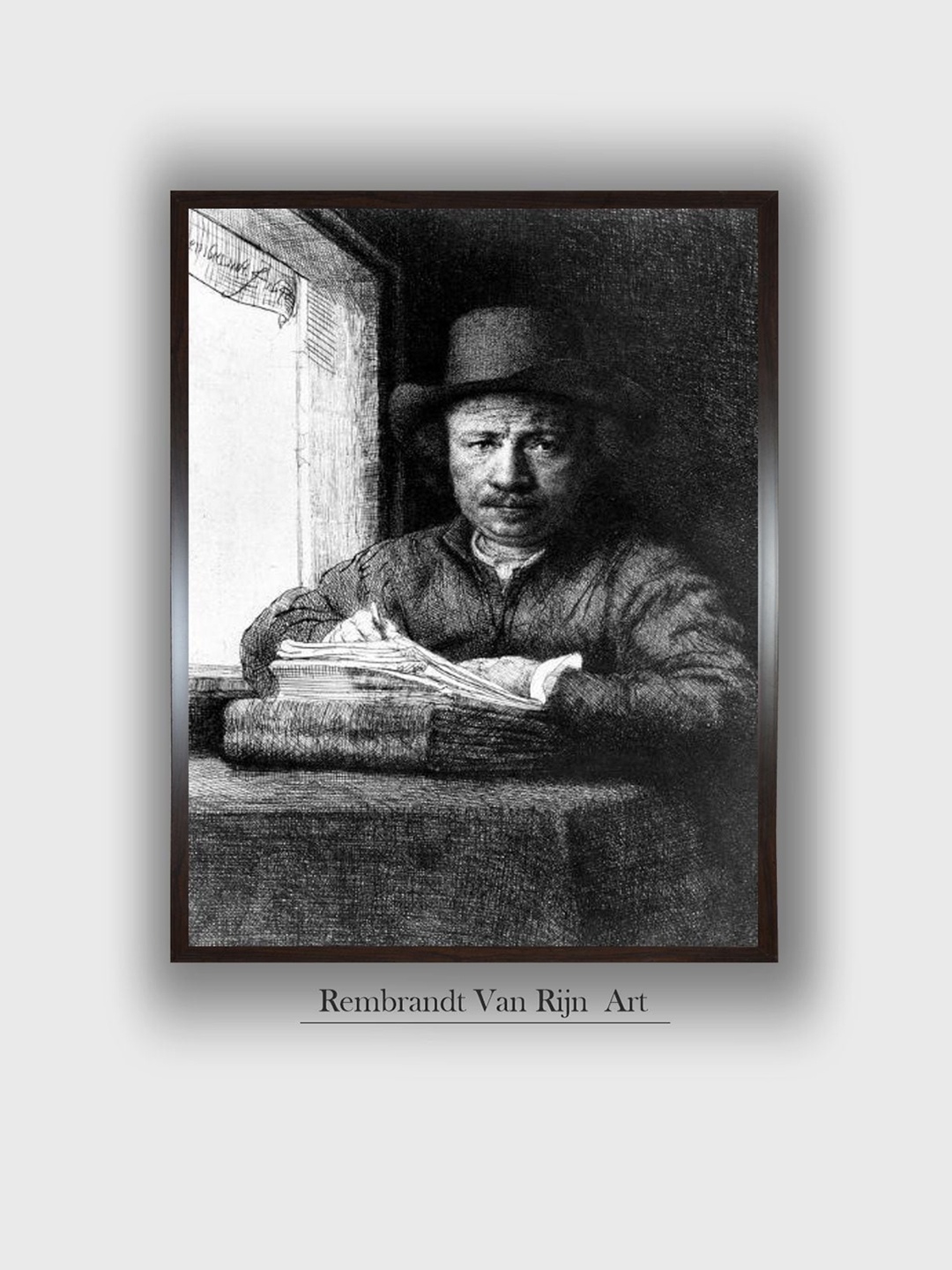 

The Art House Black & White Canvas Painting Wall Art