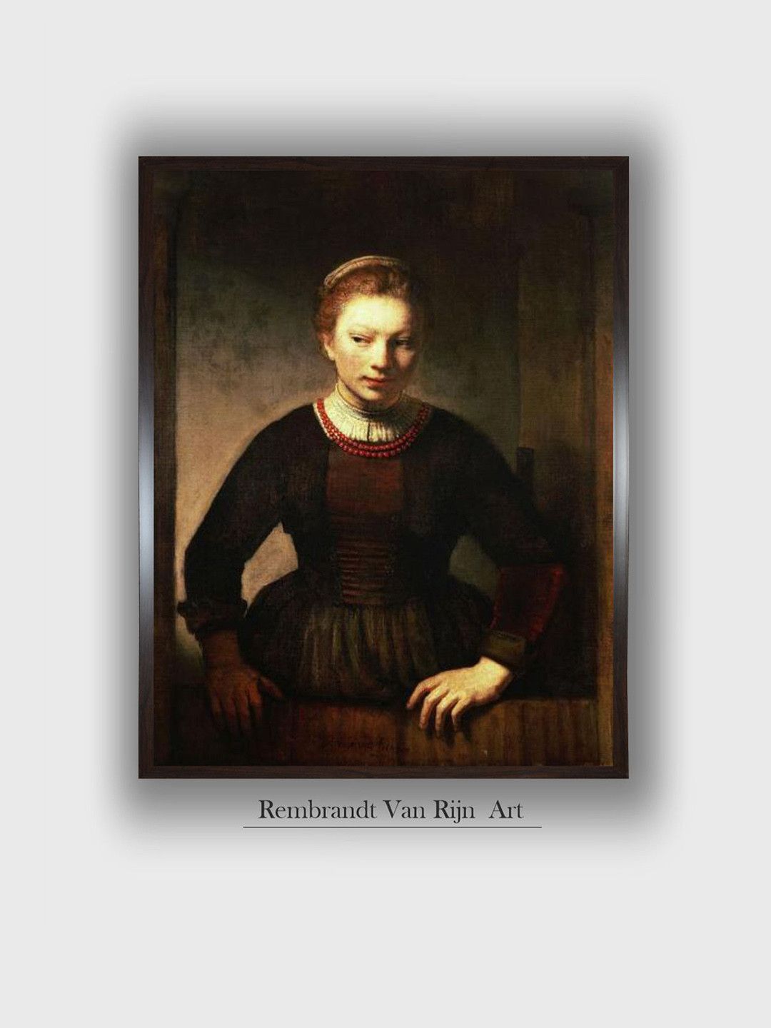 

The Art House Black & Brown Wooden Painting Wall Art
