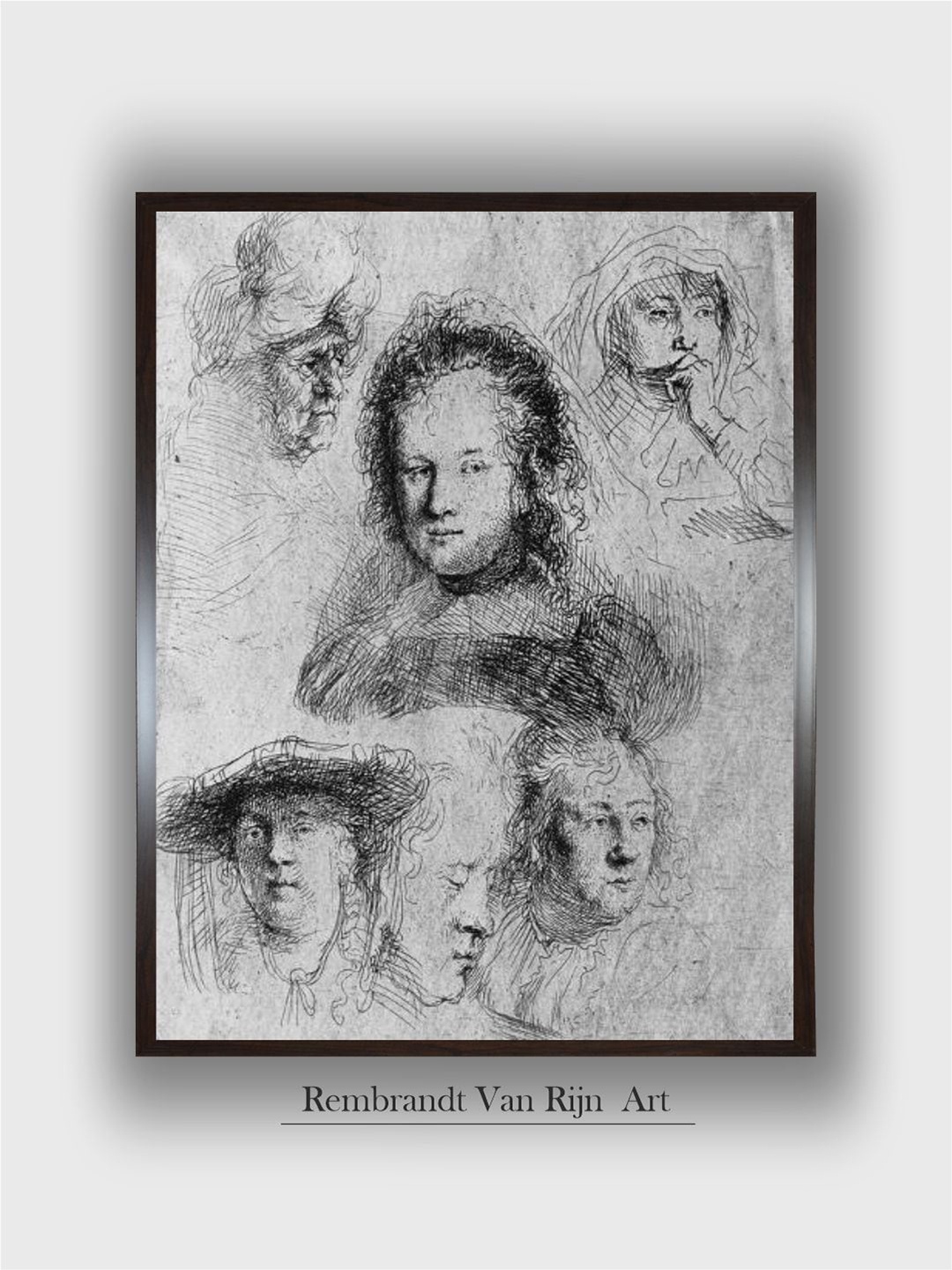 

The Art House Black & Grey Wooden Painting Wall Art