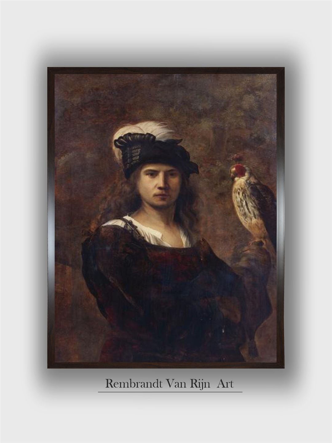 

The Art House Rembrandt Van Rijn Canvas Wall Art Painting, Brown
