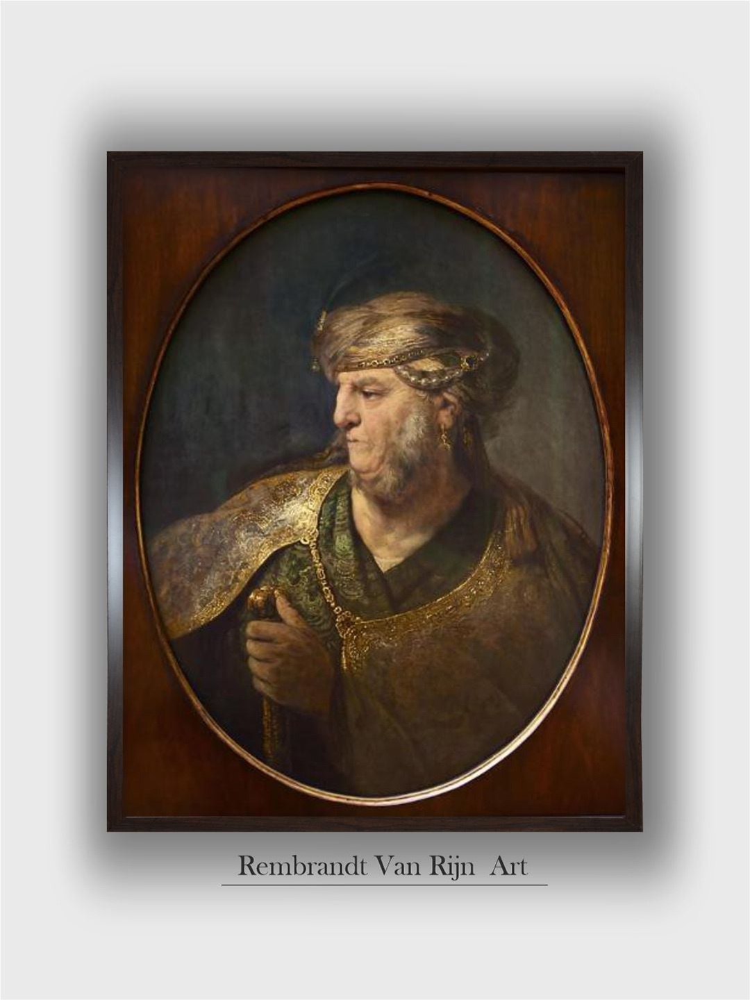 

The Art House Brown & Beige Rembrandt Van Rijn Painting Wall Art