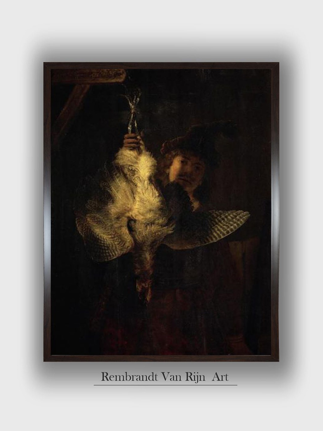 

The Art House Black Wooden Wall Painting