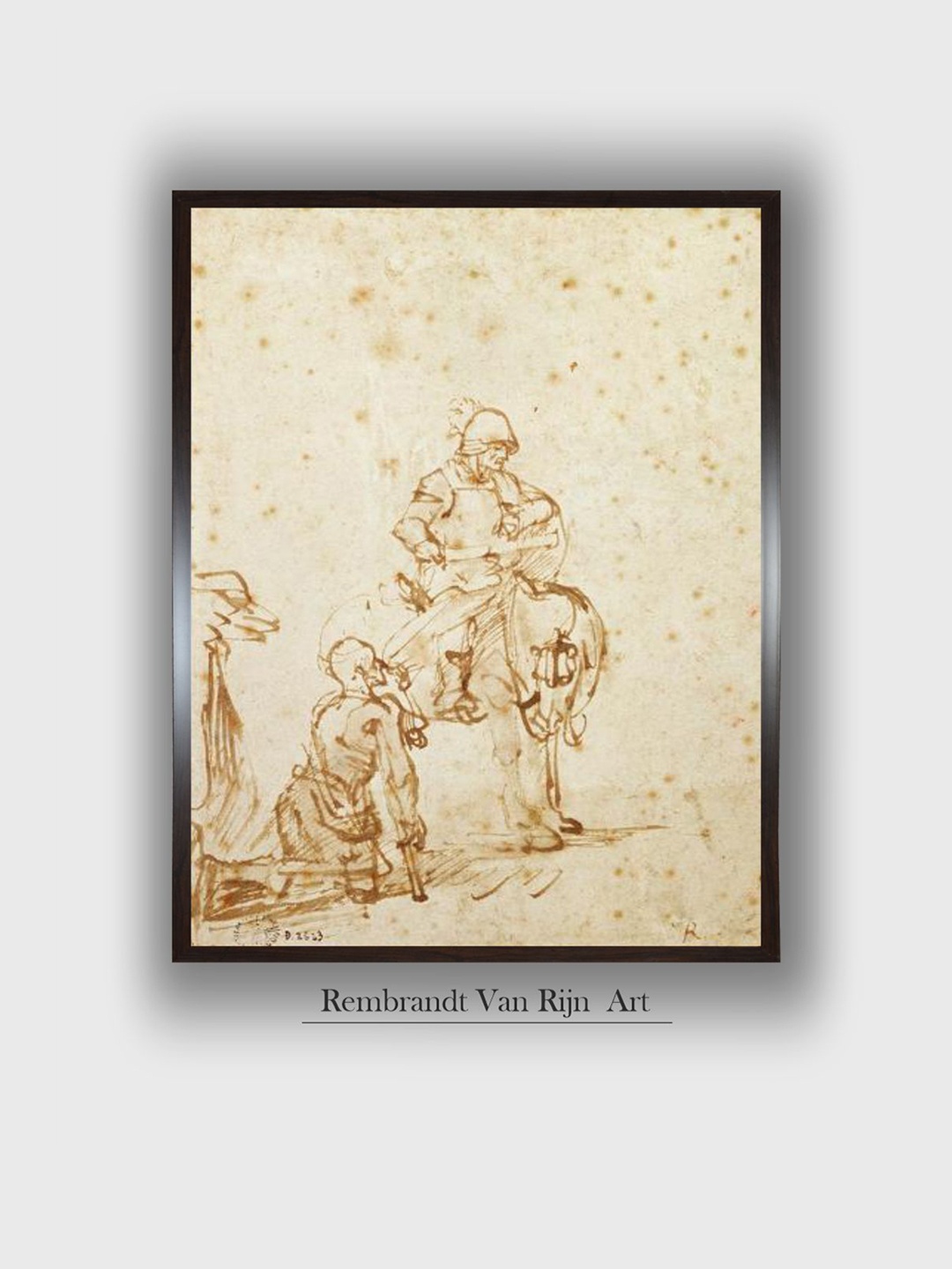 

The Art House Rembrandt Van Rijn Wall Art, Beige