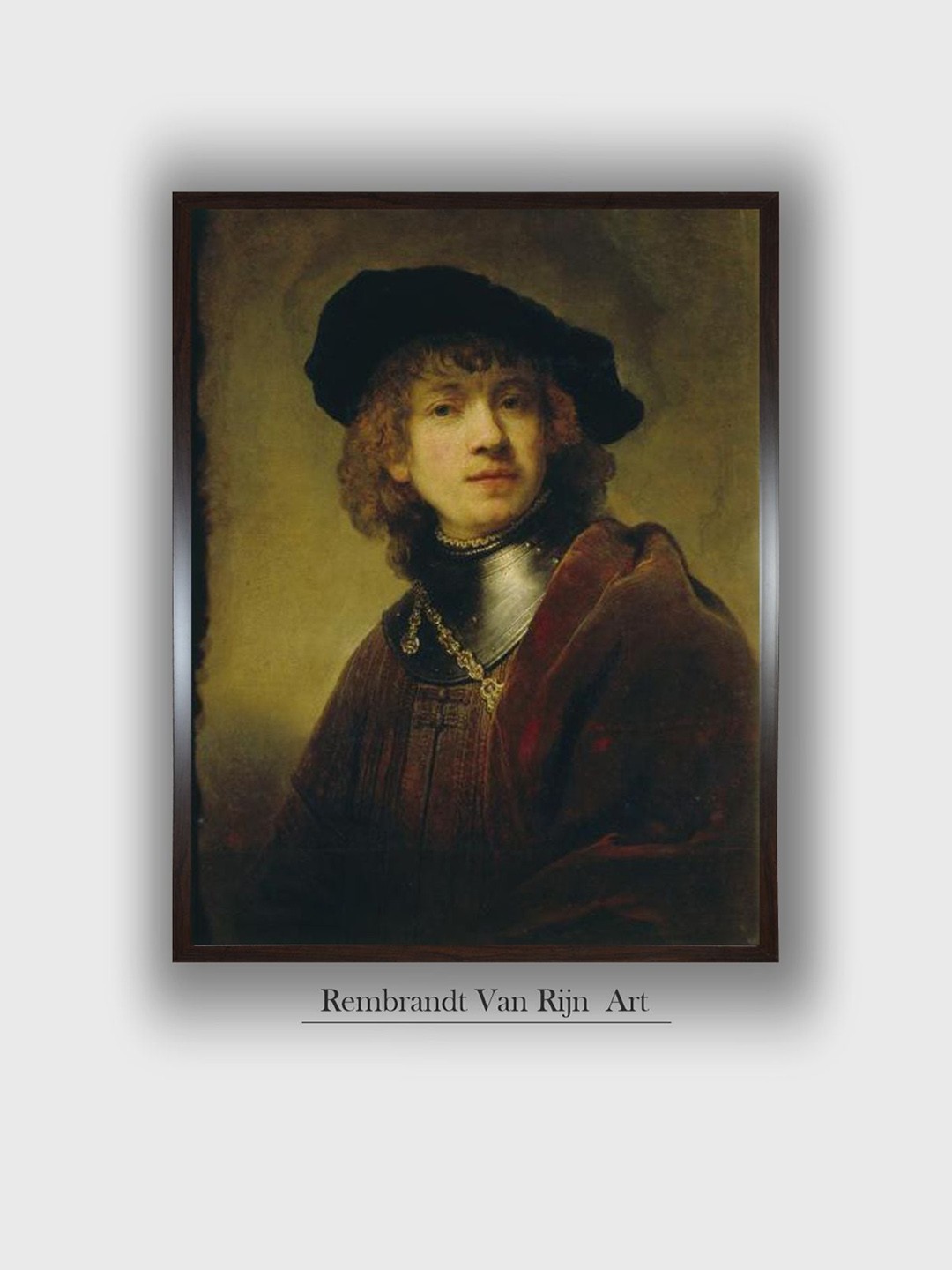 

The Art House Rembrandt Van Rijn Wall Art, Black