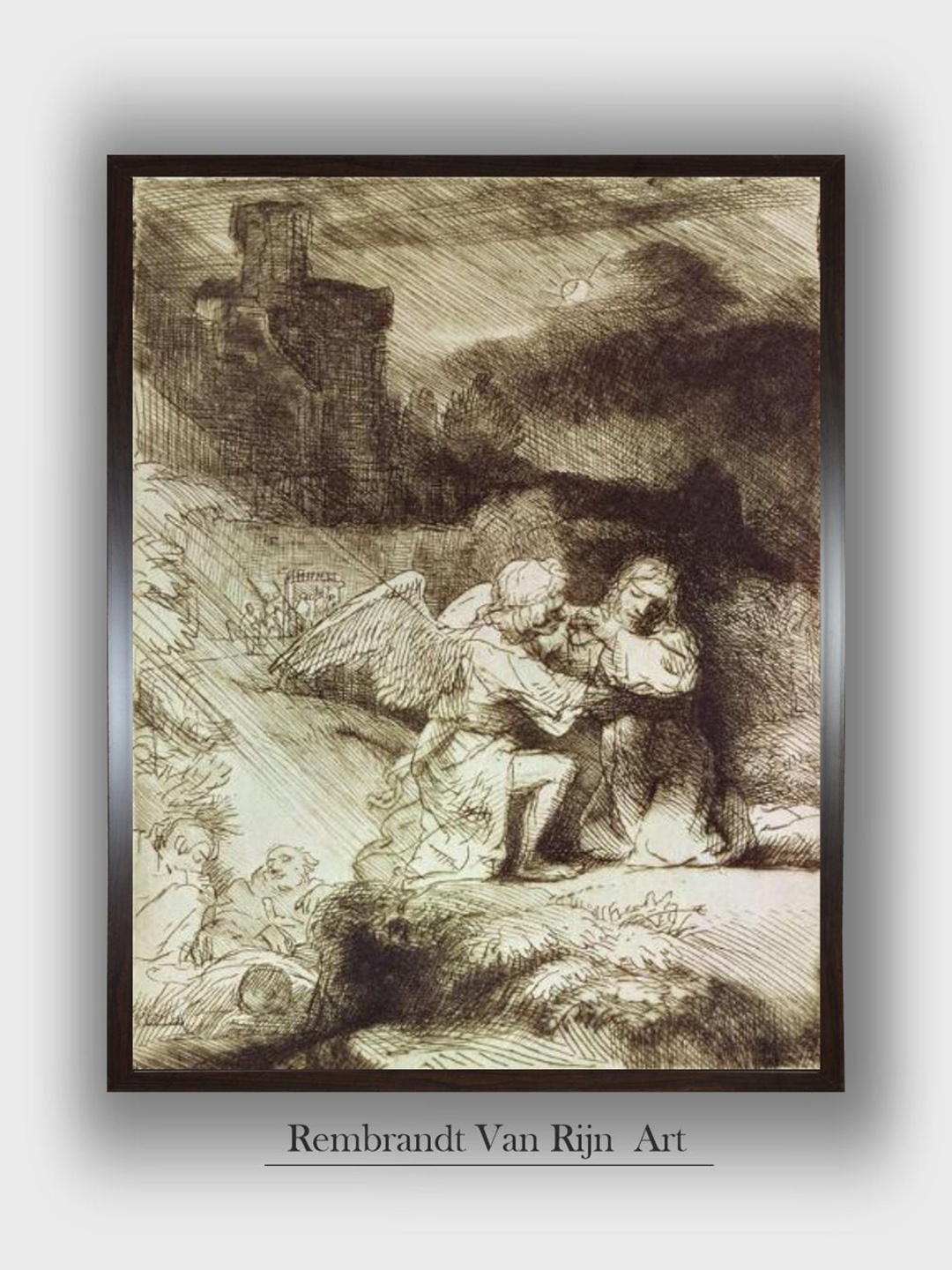

The Art House Black & Beige Wooden Painting Wall Art